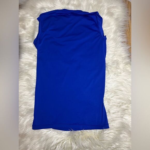 Tesla royal blue sleeveless top sz Large - Picture 4 of 6
